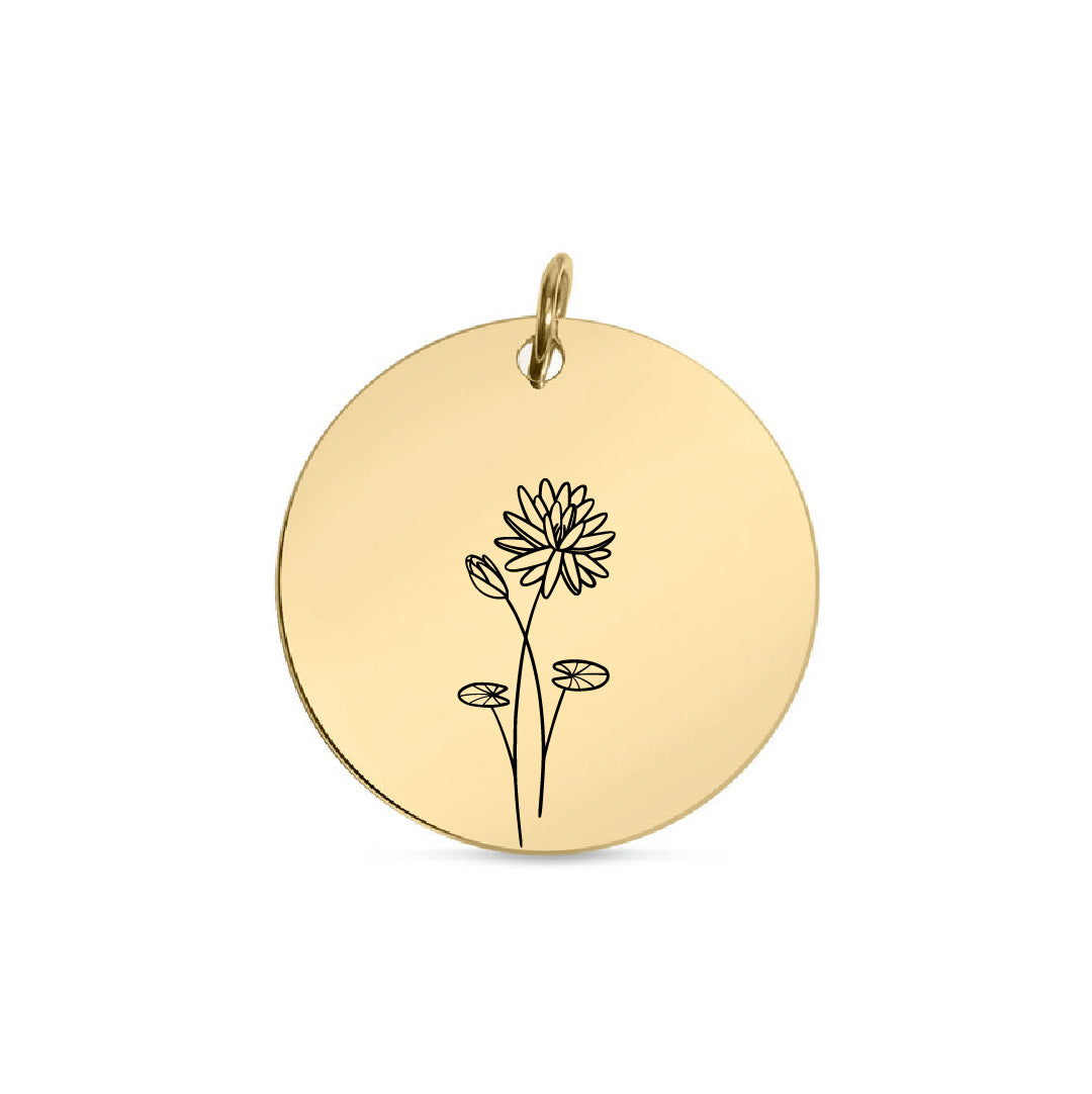 Birth Flower Necklace (Customizable)